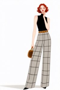 pantalon taille haute pour femmes petites et rondes